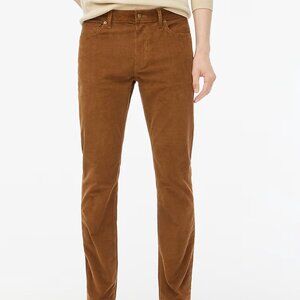 J.Crew Factory Men's Slim-Fit Flex Corduroy Pant, Dark Acorn, NWT